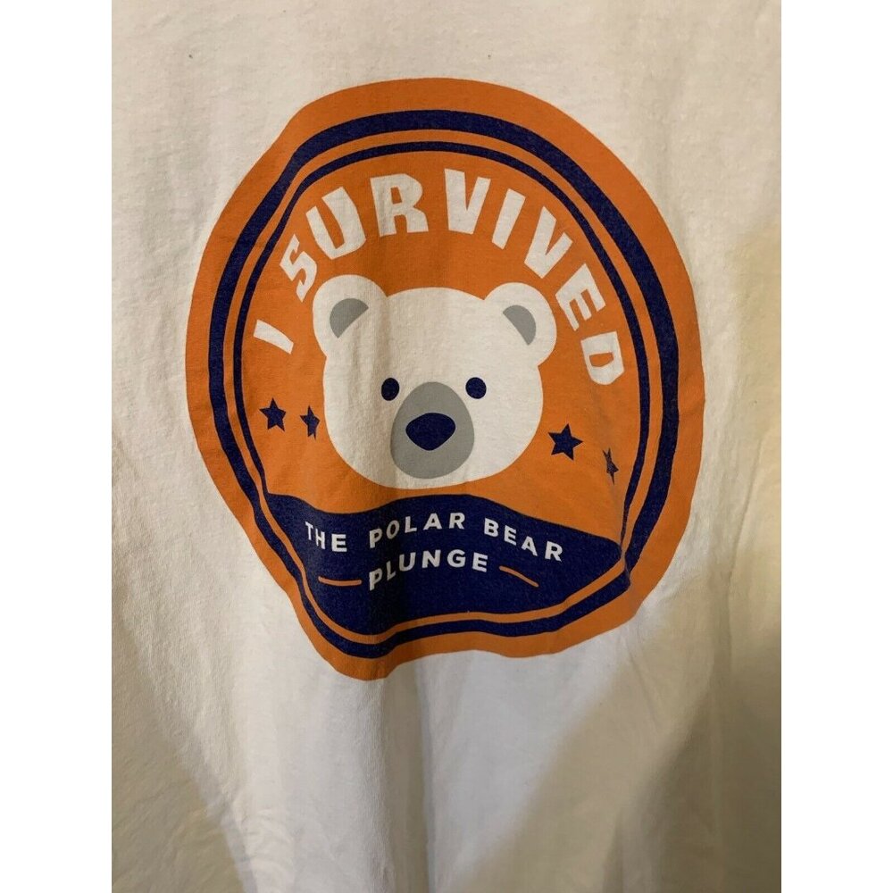 I Survived the‎ Polar Bear Plunge Men’s Sz XL T-Shirt University Texas Arlington